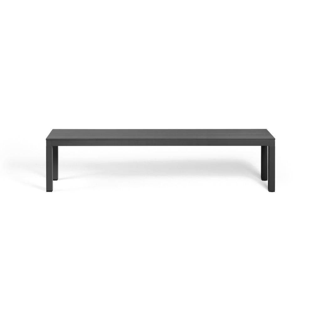 Rio Aluminium Bench — Charcoal