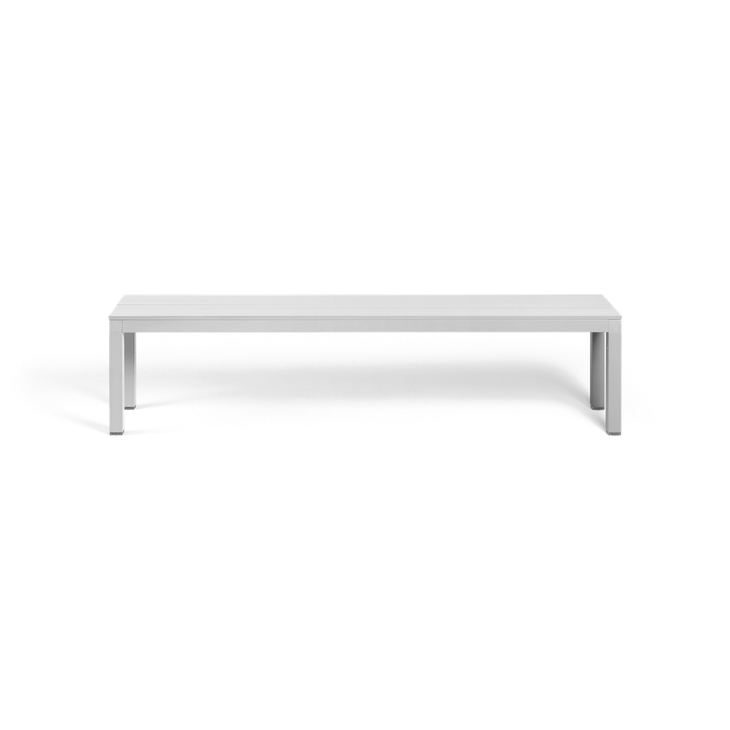 Rio Aluminium Bench — White