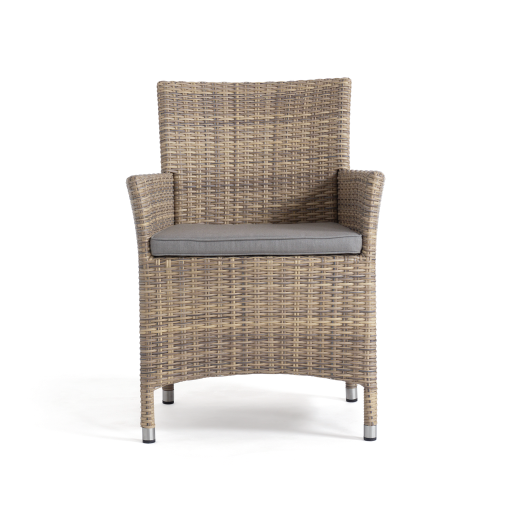 Amalfi Dining Chair (with Cushion) — Natural