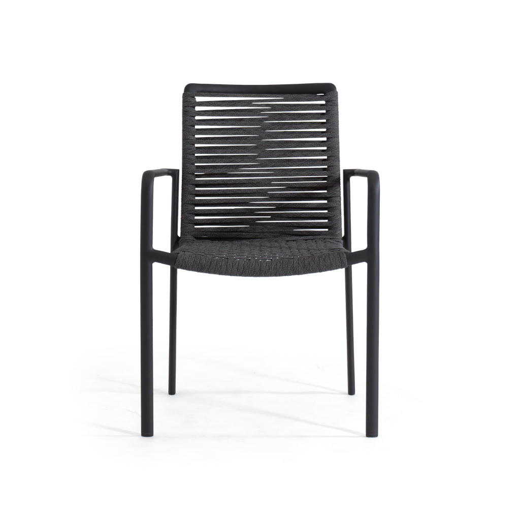 Sonoma Rope Chair — Charcoal