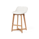 Yarri Bar Stool Teak (White)