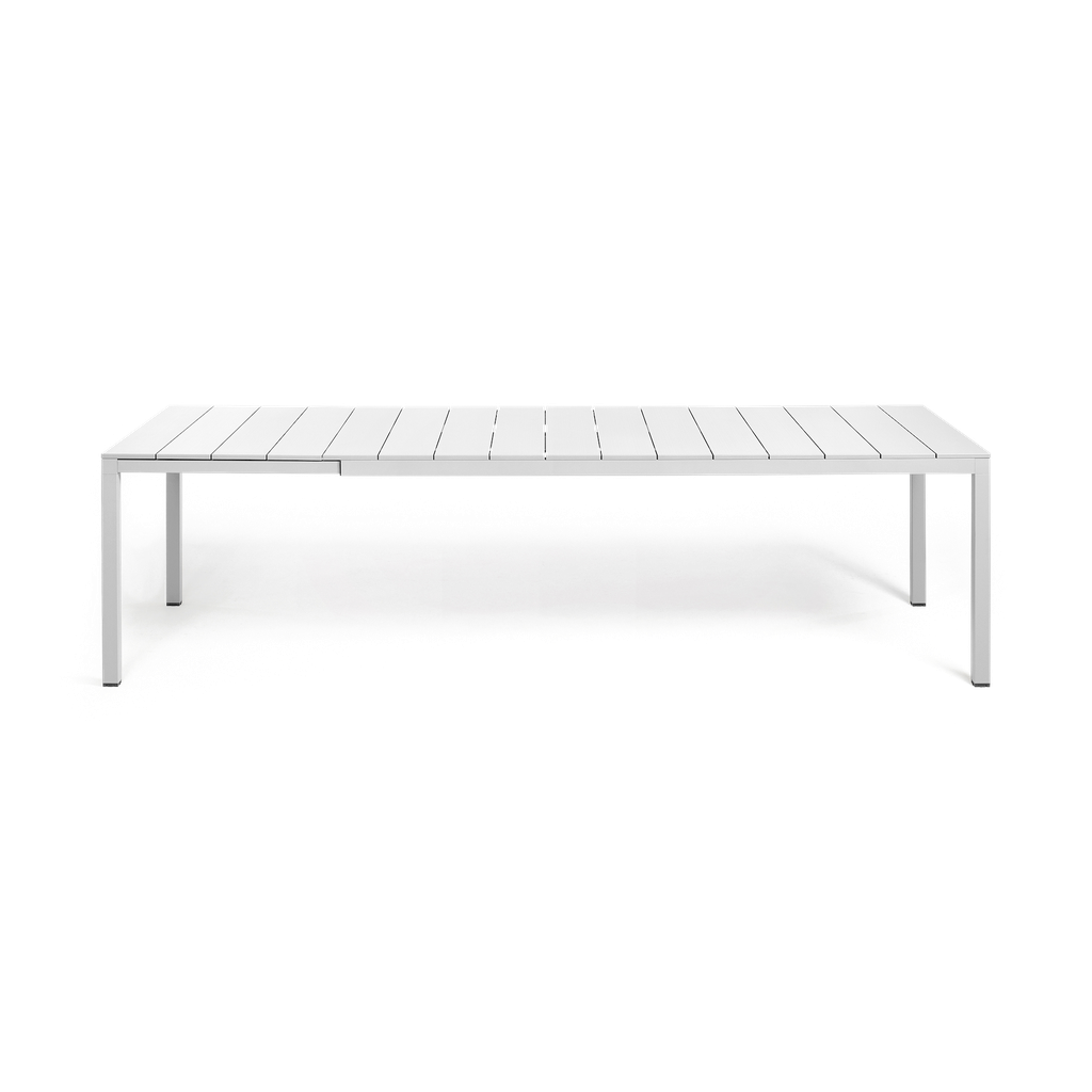 Rio 210 Aluminium Extension Table — White