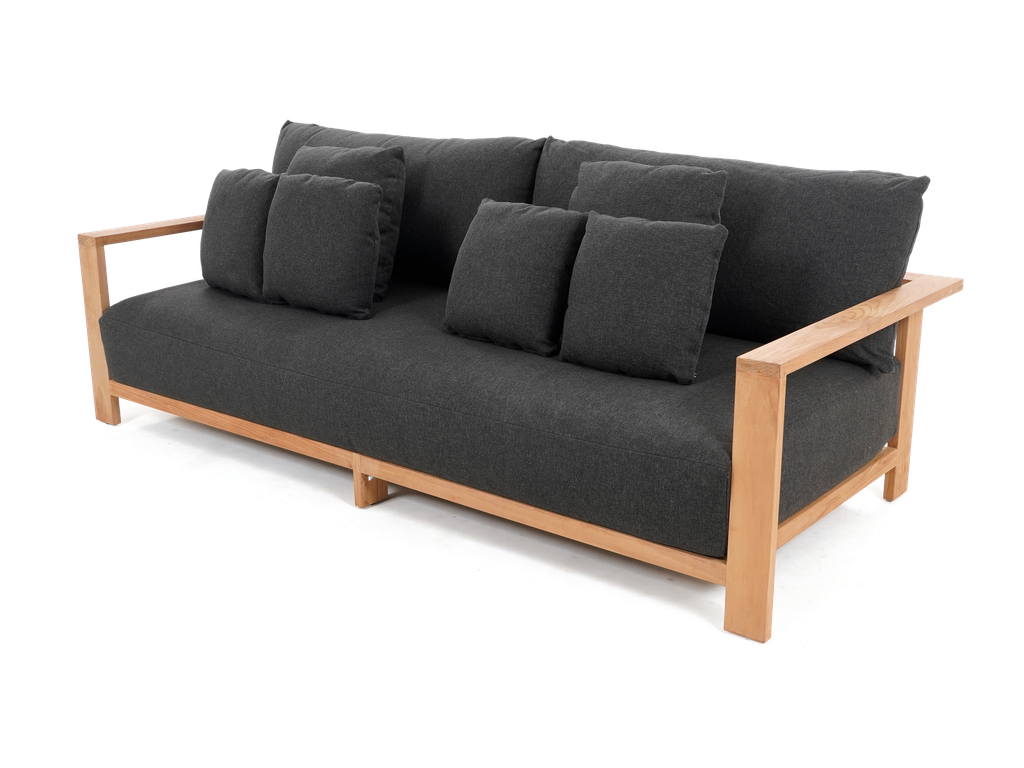New York Lounge 3 Seater — Charcoal