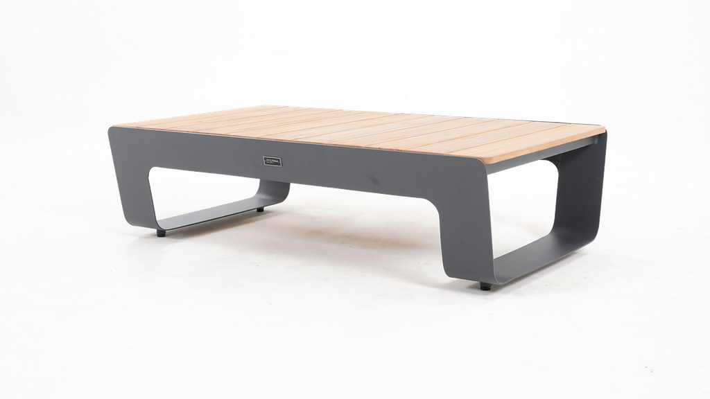 Brooklyn Rect Coffee Table — Charcoal