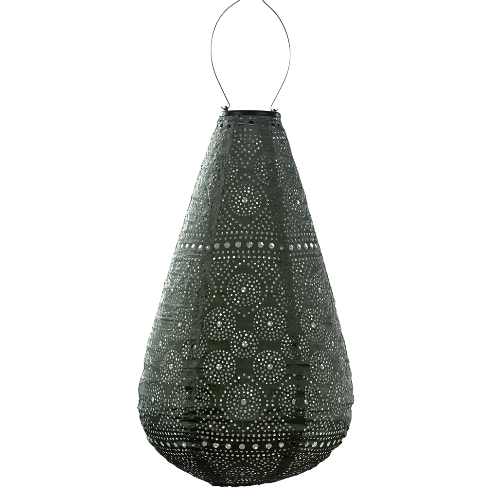Drop 28cm Lantern (Sage Green)