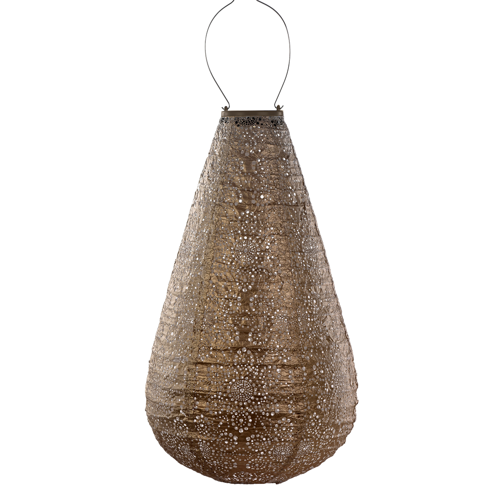 Drop 28cm Lantern — Gold