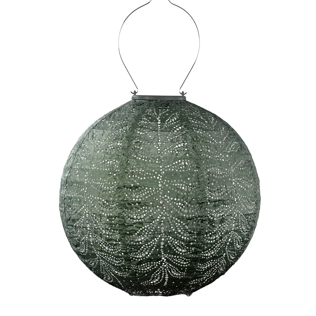 Round 30cm Lantern (Sage Green)