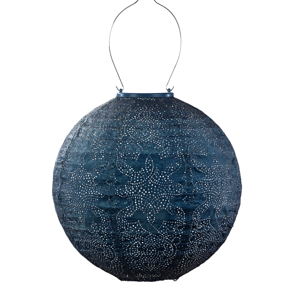 Round 30cm Lantern — Petrol