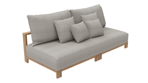 New York Lounge 2 Seater Armless (Wheat)