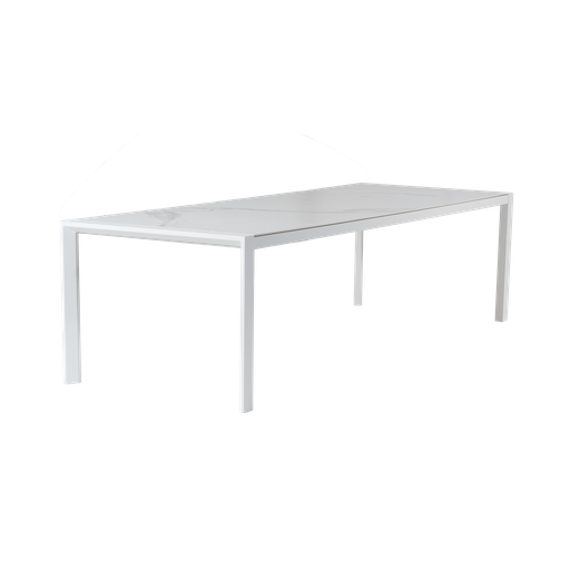 Florence Ceramic Table 2.2m (White)