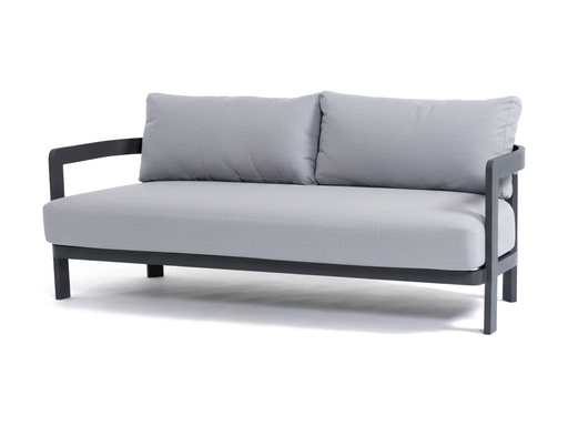Santorini Lounge 2 Seater (Charcoal, Light-Grey)