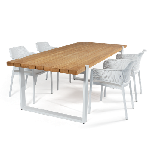 Hunter & Net 5pc Setting (White)