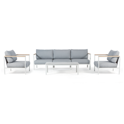 Aspen Lounge 5-Seat Setting (White)