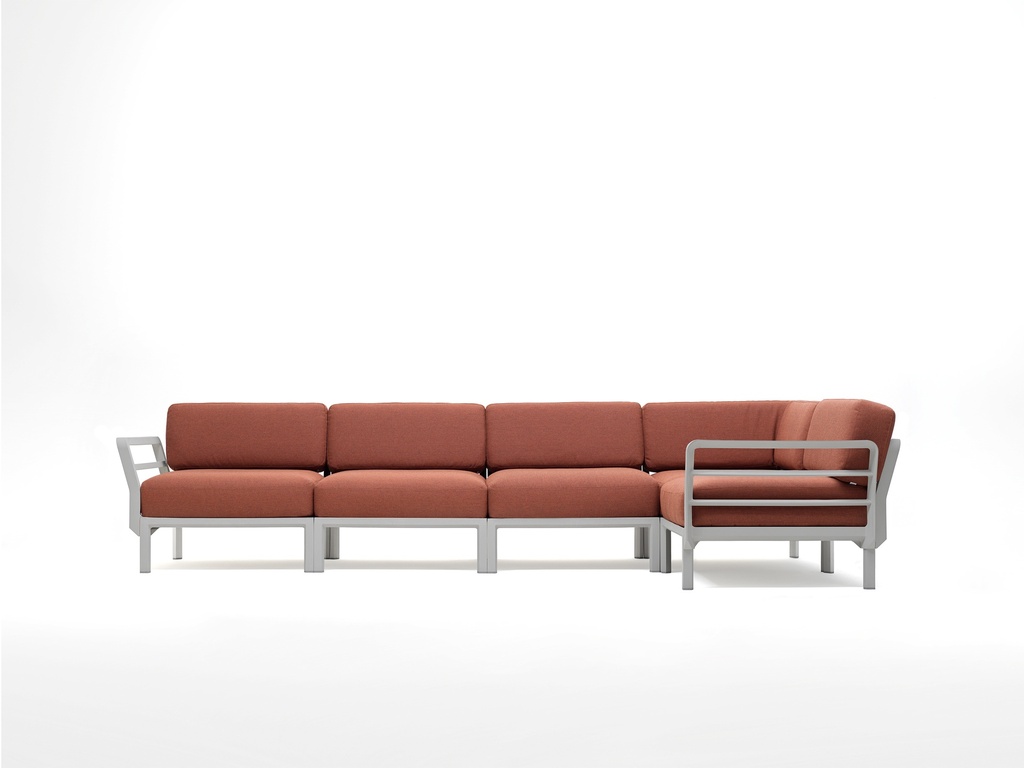 Maximo Lounge 5pc (Gesso, Sunbrella® Cannella)