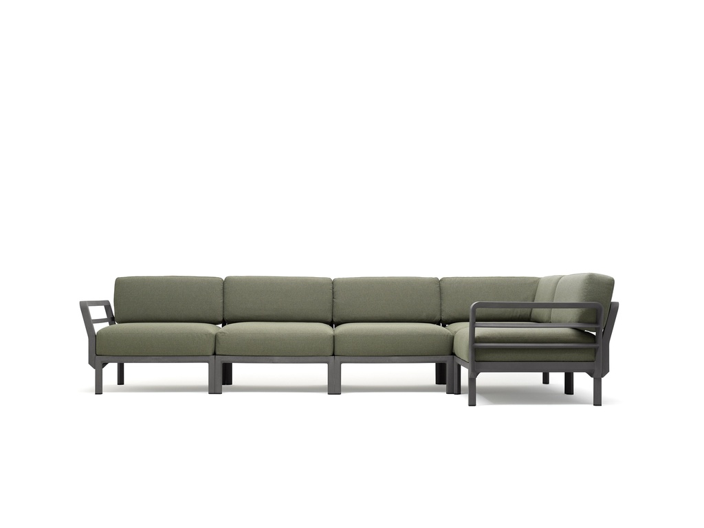 Maximo Lounge 5pc (Basalto, Sunbrella® Timo)
