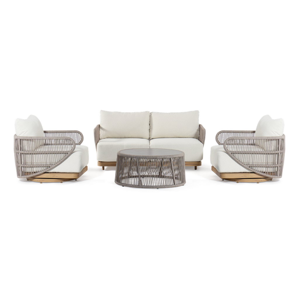 Tuscany Swivel Lounge Setting