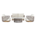 Tuscany Swivel Lounge Setting