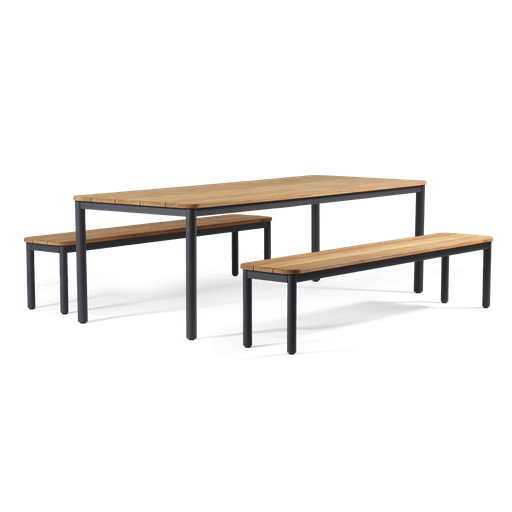 Capri Dining Setting 2.4 (Charcoal)