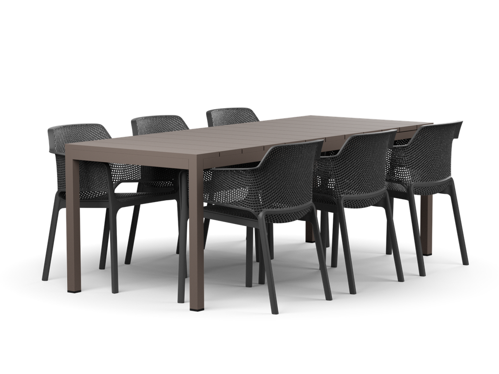 Rio 140 Extension & Net Chair — Tortora, Charcoal