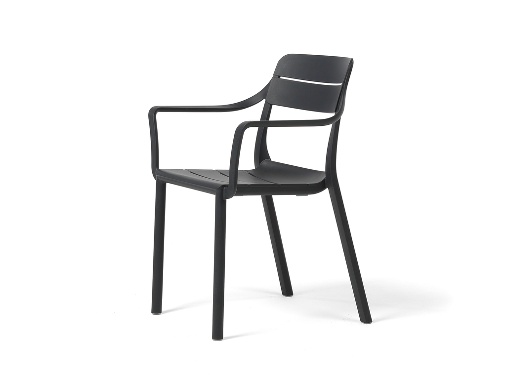Cassia Armchair — Charcoal