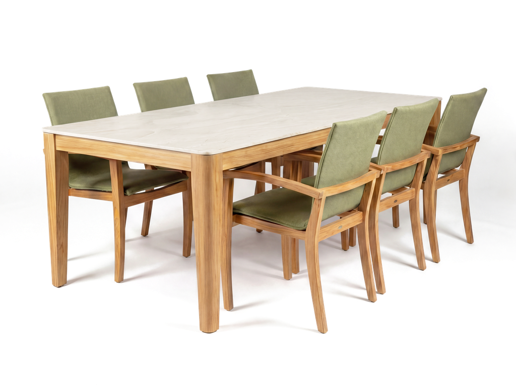 Torbay Ceramic & Veneto Dining 7pc Setting