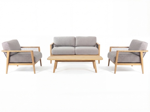 Torbay & Bilbao 4-seat Lounge Setting (Loppy Pepper)