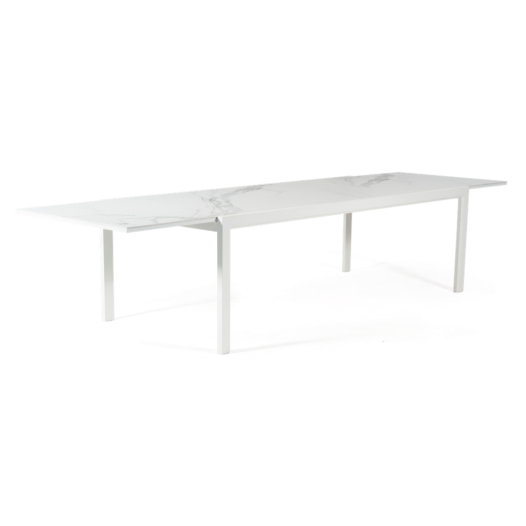 Florence Ceramic Extension Table 240 (Charcoal & Cement)