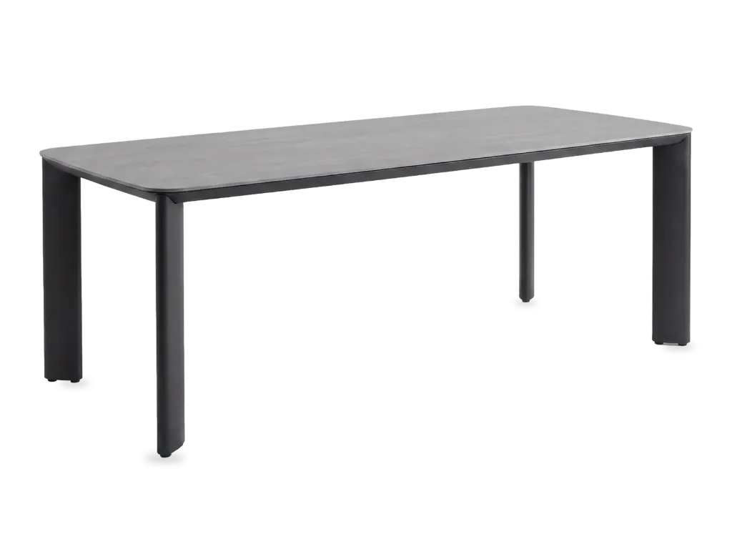 Colorado Ceramic Table 2.4m — Charcoal & Cement