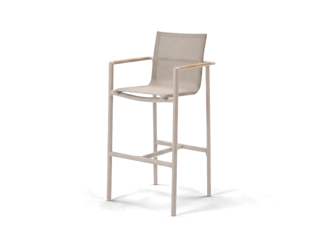 Colorado Batyline Bar Chair — Sand & Light Taupe
