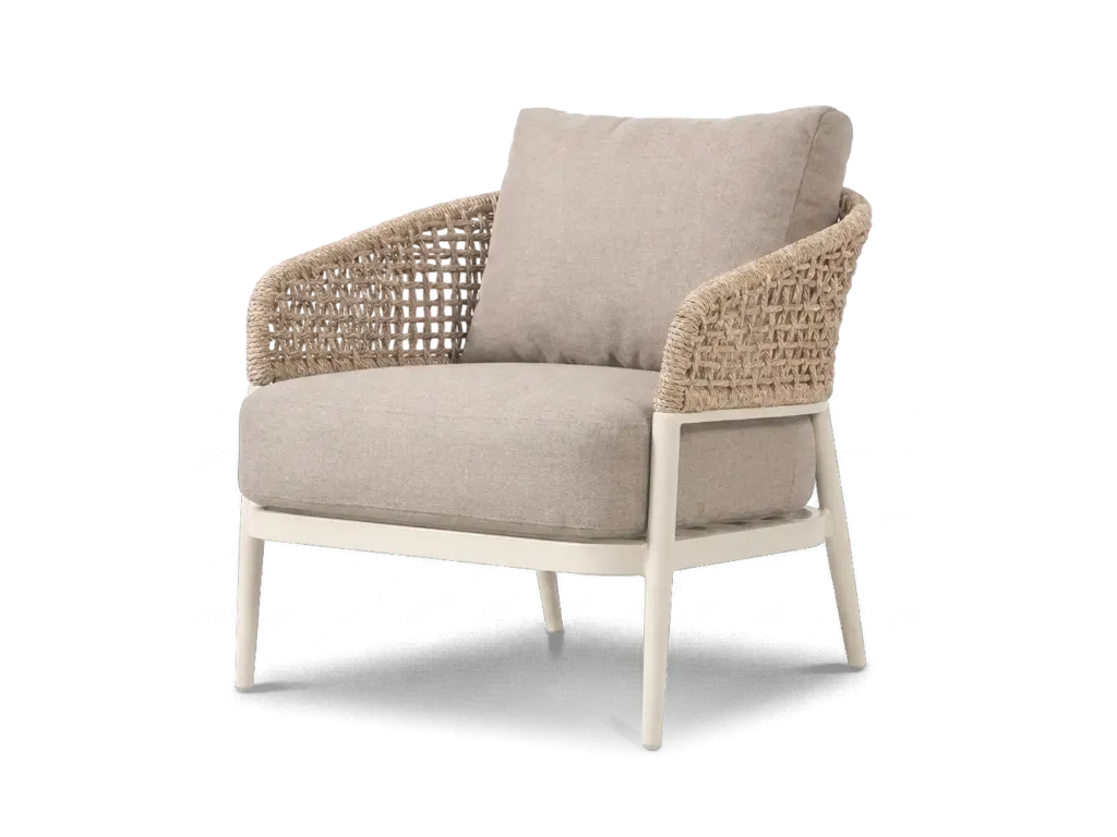 Taormina Lounge Arm Chair — Sand & Rehau