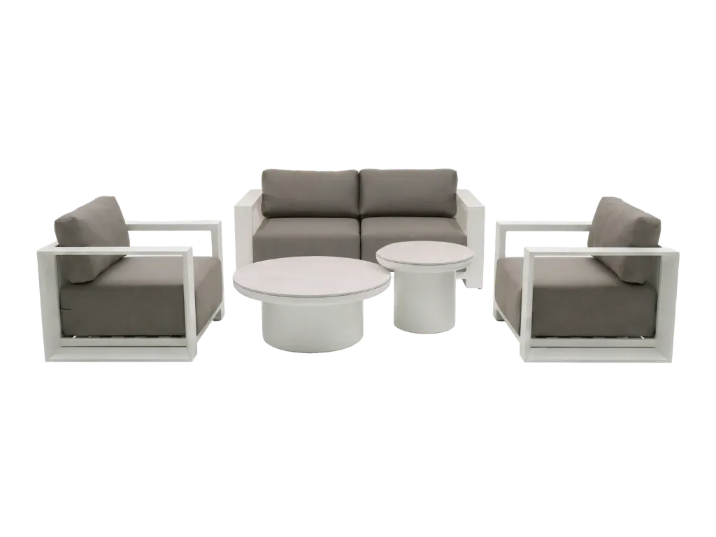 Baltimore Lounge 4-seat Setting (White)
