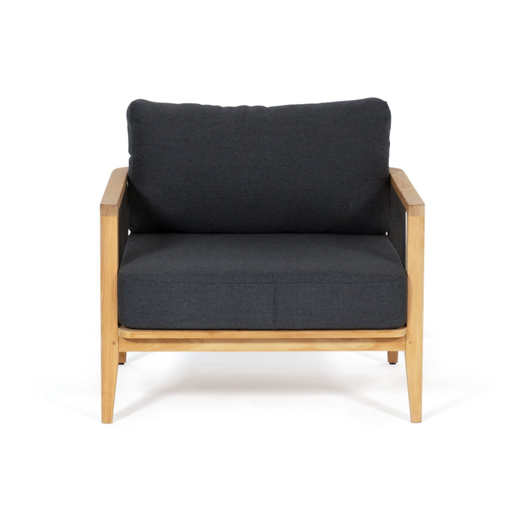 Torbay Lounge Armchair — Loppy Pepper