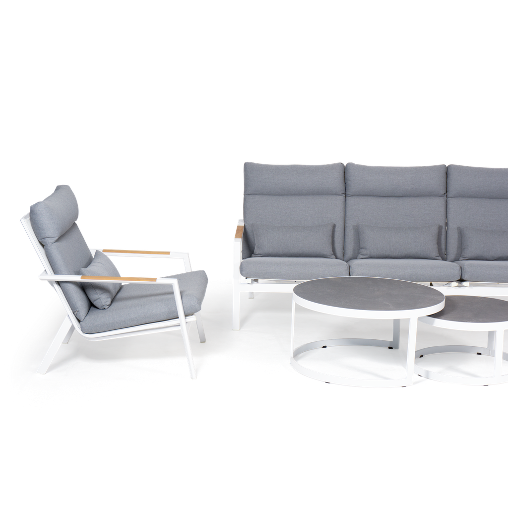 Washington Lounge 5pc [White]