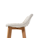 Yarri Bar Stool Teak [White]