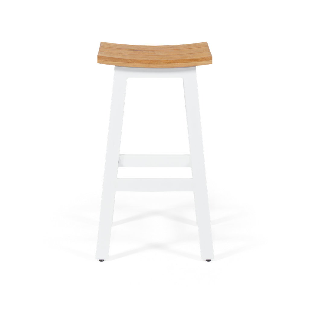 York Bar Stool — White