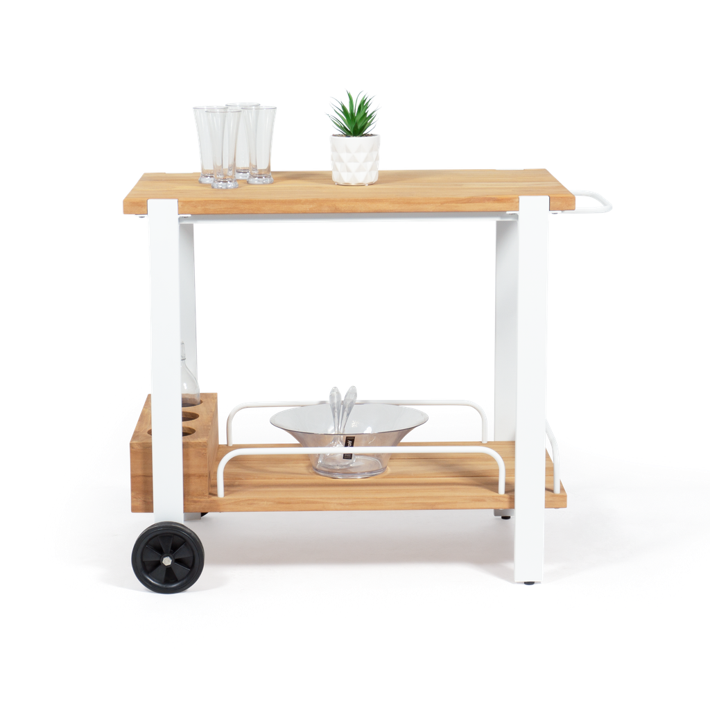 York Drinks Trolley — White