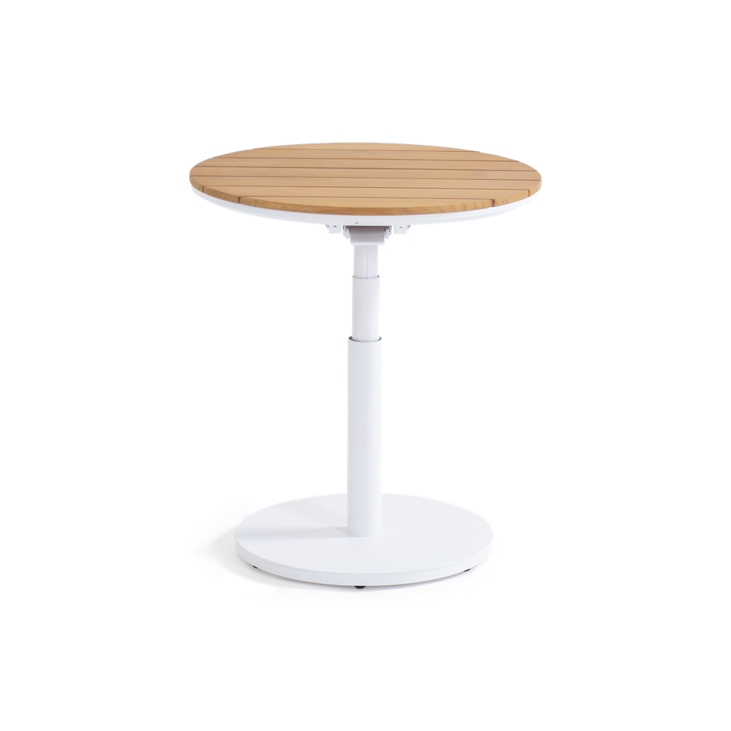 Tempo Round Pop-up Table — White