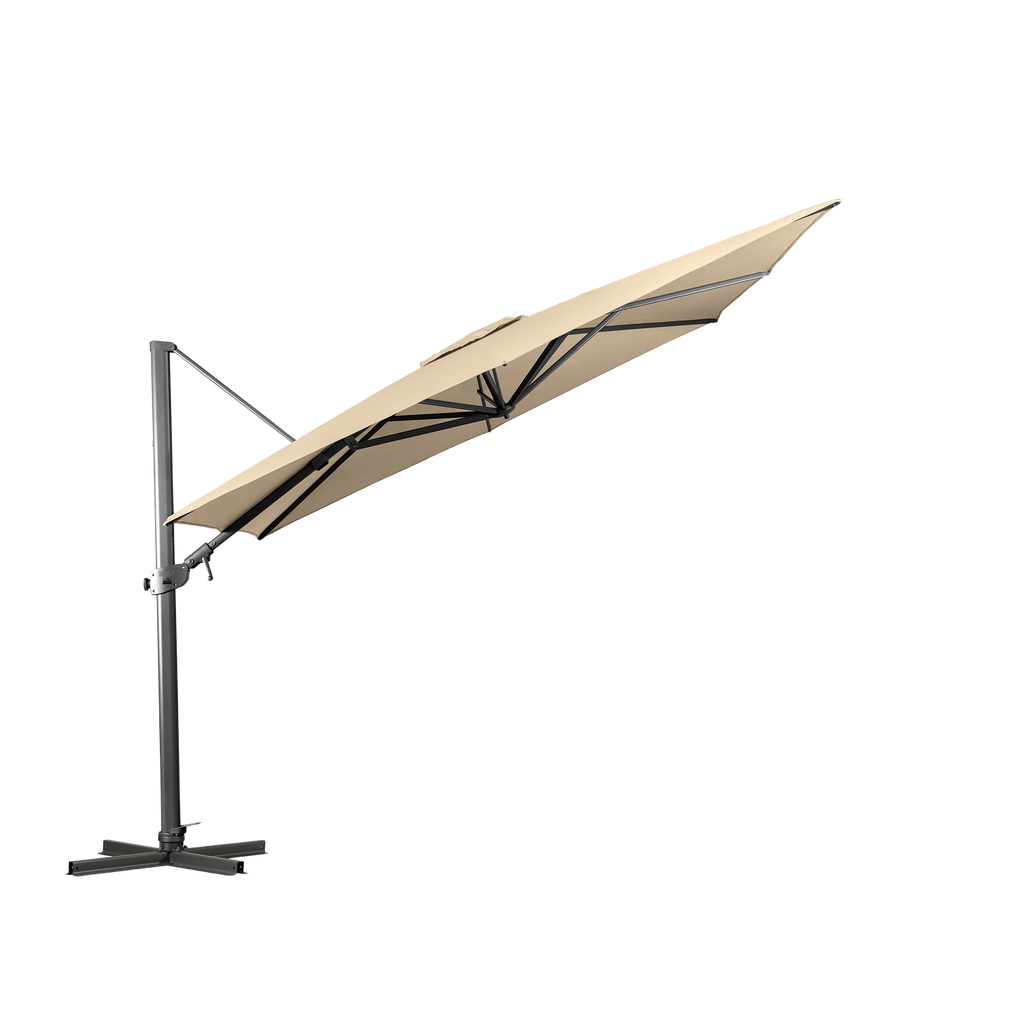 Regis 3m Sq Umbrella — Natural