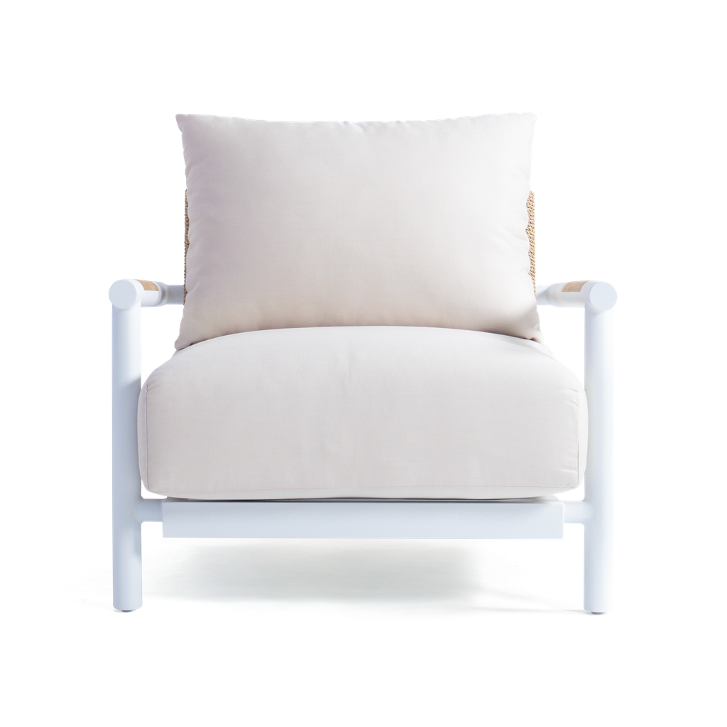 Harbor Arm Chair Lounge White