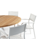 Malibu Round & Vienna 7pc Setting (White)