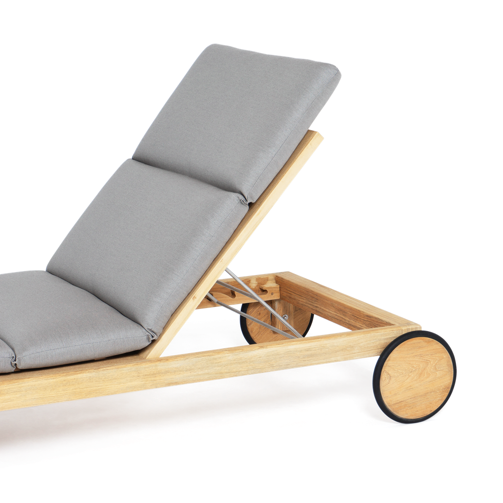 Santiago Sun Lounger — Natural Taupe