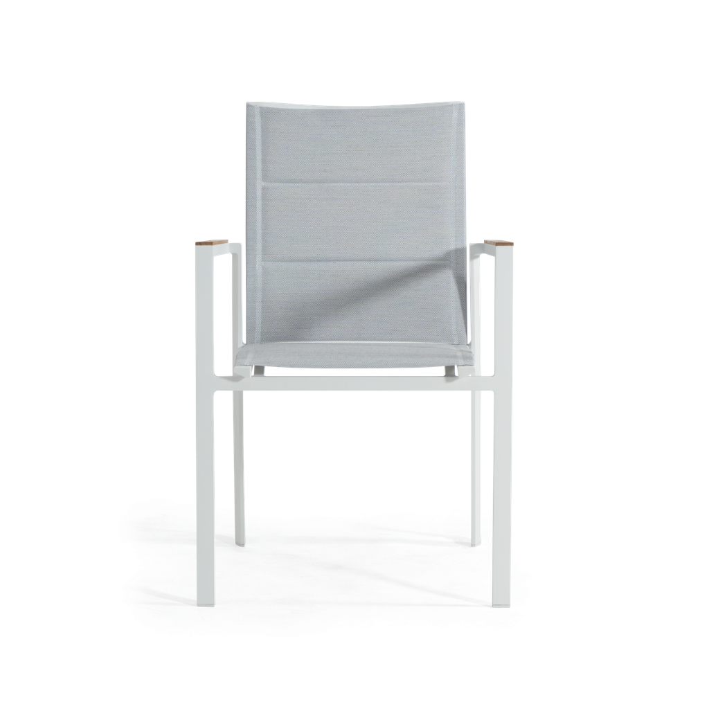 Florence Batyline Dining Chair — White