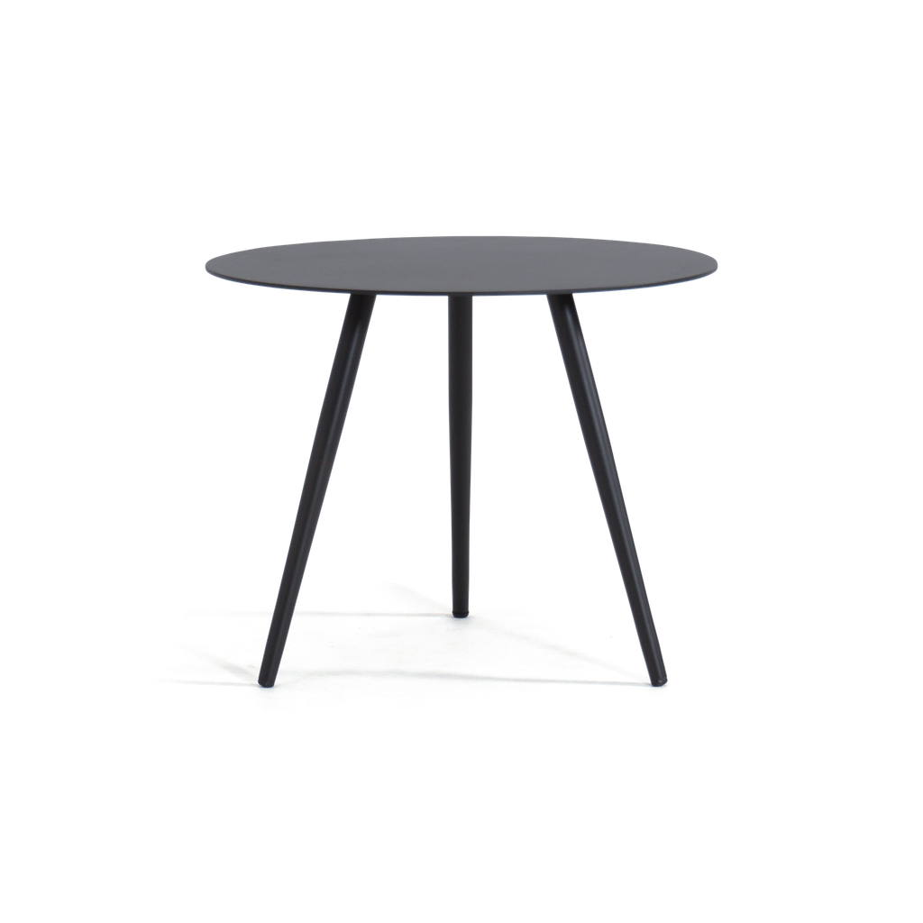 Reno Side Table 60cm — Charcoal