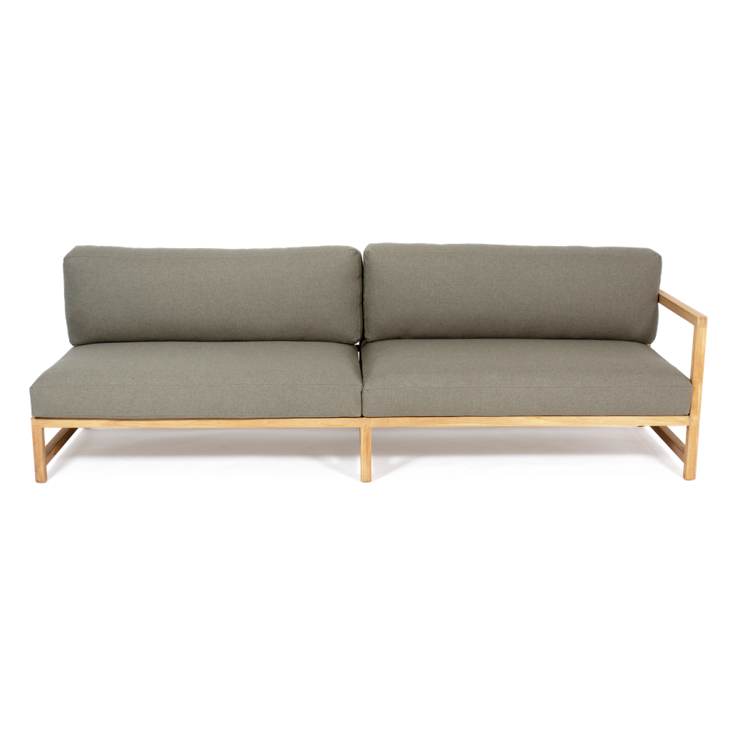 Redgate Teak Lounge 3 Seater Bench Left Arm