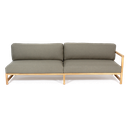 Redgate Teak Lounge 3 Seater Bench Left Arm