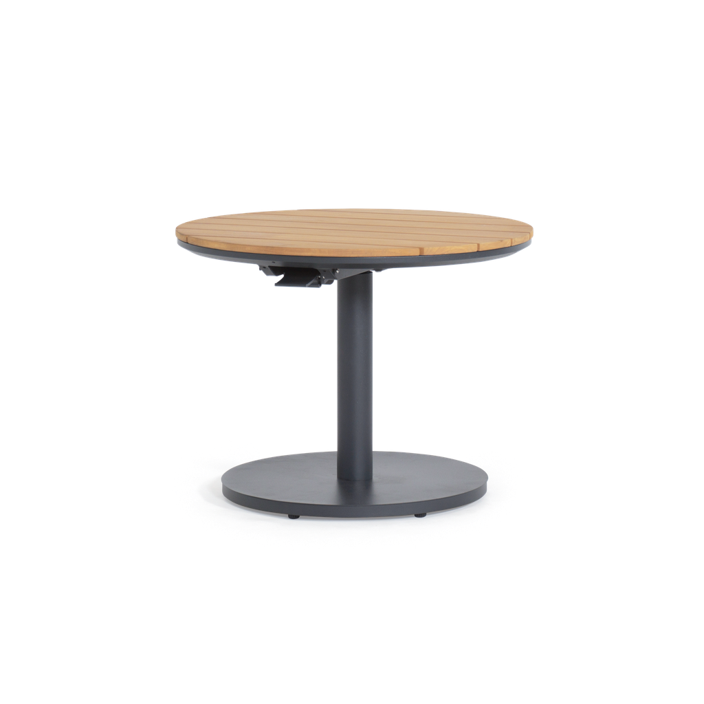 Tempo Round Pop-up Table — Charcoal