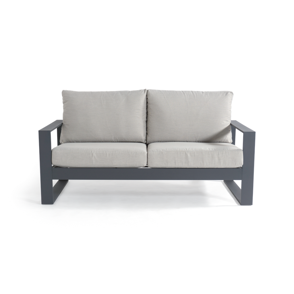 Apollo Lounge 2 Seater — Charcoal