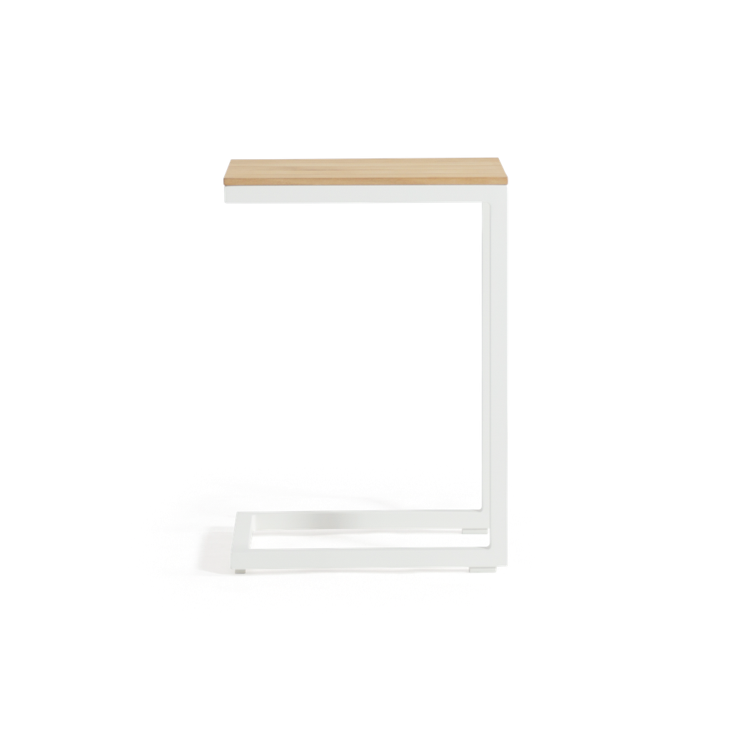 Denver Side C Table — White