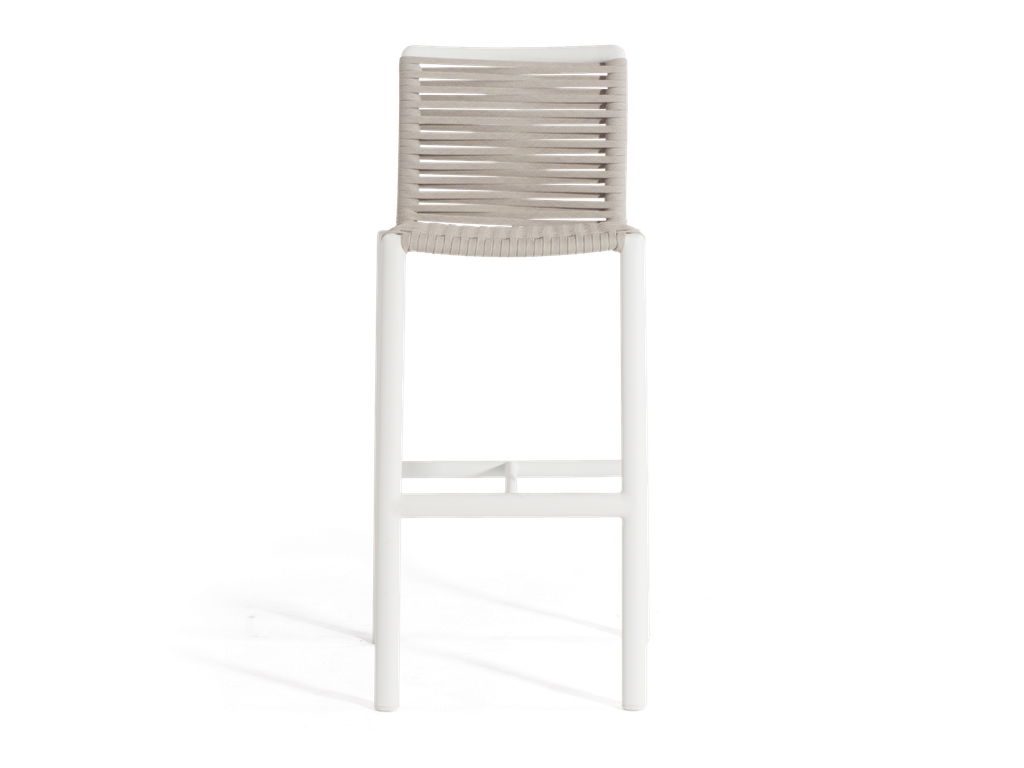 Sonoma Rope Bar Stool — White