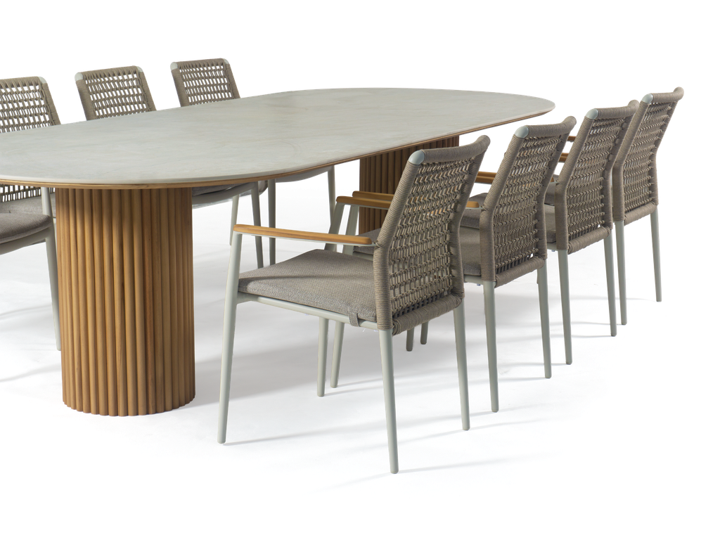 Tripoli & Milan 3m Dining Set